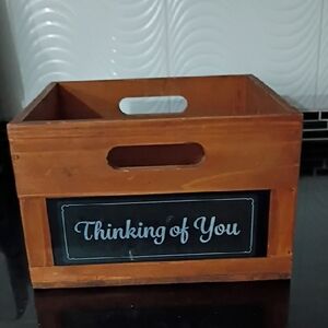 Harry-David Gift Giving Fir Wood Box Thinking Of You